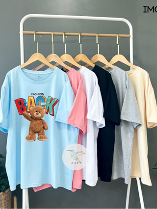 8000-IMG-38# มี 6 สี  เสื้อยืด สกรีนลาย BACK ไซส์จั้มโบ้ 6XL