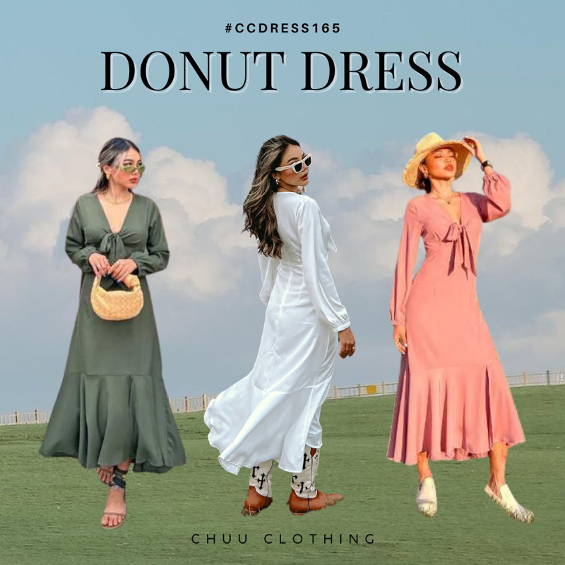 donut-dress-เดรสพร้อมส่ง-ลด-10-เหลือ-675-บาท-จาก-750-บาท