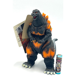 🔥มีของพร้อมส่ง🔥 ของแท้ Bandai 2001 Burning Godzilla สีพิเศษ Made in China มือสอง มีตำหนิตามภาพ