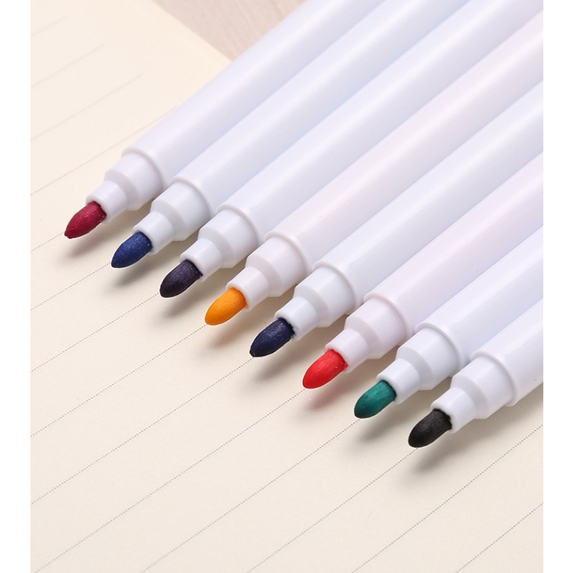ปากกาไวท์บอร์ด-1-แพคมี-8-แท่ง-มี-7-สี-ปากกาไวท์บอร์ท-ปากกาเขียนแล้วลบได้