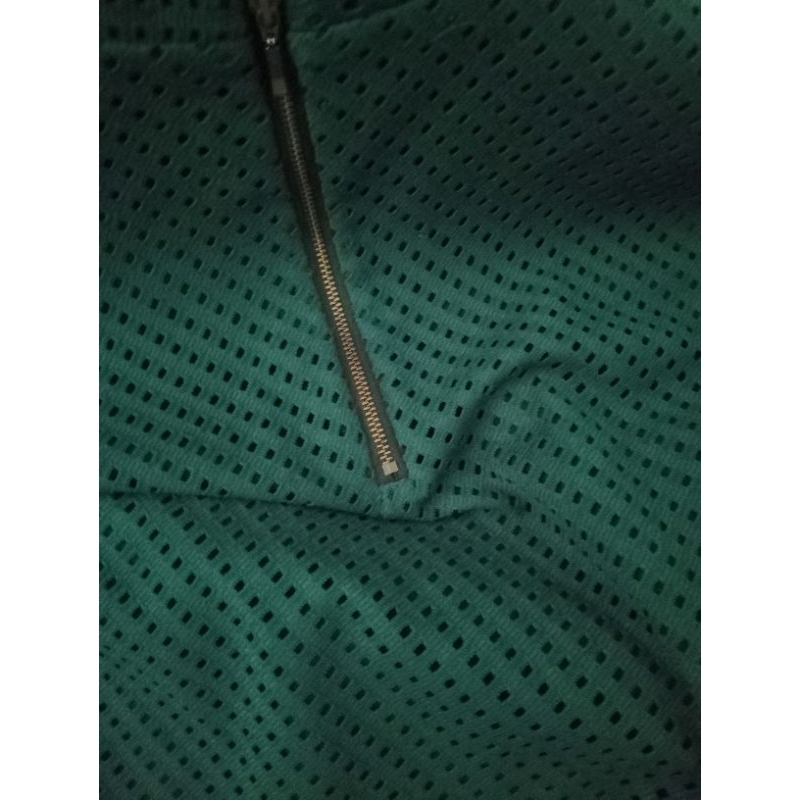 เสื้อลายฉลุไม่มีแขนสีเขียวใบไม้-มีซับด้านในงานเกรดพรีเมียมส่งต่อ
