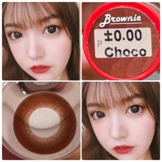 คอนแทคเลนส์ รุ่น Brownie/Rio มีสีดำ/Choco Black/Choco มีค่าสายตา (0.00)-(-10.00)