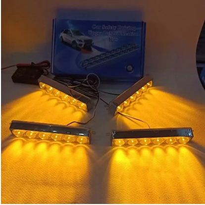 ไฟไซเรน-ไฟฉุกเฉิน-ไฟ-led-6ดวง-4ช่อ-12v-รุ่น-826-สีขาว-สีเหลือง-สีแดง-น้ำเงิน-ไฟกู้ภัย-ไฟกู้ชีพ-ไฟอเนกประสงค์