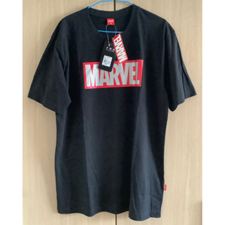 เสื้อผ้ายืด MARVEL ป้ายติดไซด์ xl อก 41” ยาว30”