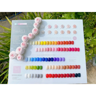 💅🏻 สีพื้น + ไซรัป แบรนด์ VANDONNIE 🎀 💐 ชาร์ตดอกไม้สดใส มีทั้งหมด 53 สี เป็นสีไซรัป 12 สีพร้อมเบส ทอป(กล่องหลากสี) 🎉😍