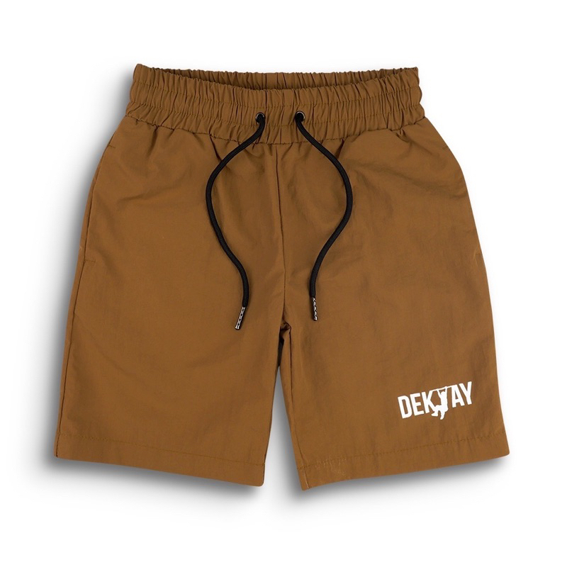 dektay-shorts-pants-brown-กางเกงขาสั้นสีน้ำตาล