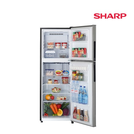 sharp-ตู้เย็น-2-ประตู-รุ่น-sj-y22t-sl-7-9-คิว-สีเงิน