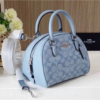 🎀(สด-ผ่อน) CH140 Sydney Satchel In Signature Chambray