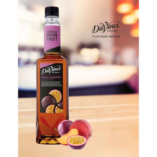 [WAFFLE] ดาวินซี น้ำเชื่อมเสาวรสทรอปิคอล Davinci Tropical Passionfruit Syrup 750 ml.