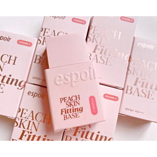 ✨ ESPOIR Peach Skin Fitting Base All New SPF50+ PA++++ 30 ml.