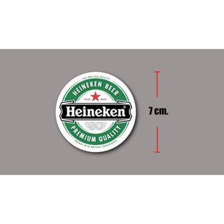 sticker pvc heineken premium สติกเกอร์ ไฮเนเก้น  งานออฟเซ็ทแท้ pvc กันน้ำ กันแดด