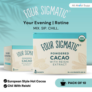 Four Sigmatic Mushroom Hot Cacao with Reishi 10 ซอง ☕🍄โกโก้สำเร็จรูปพร้อมดื่ม ผสมสารสกัดจากเห็ดหลินจือ🍄☕