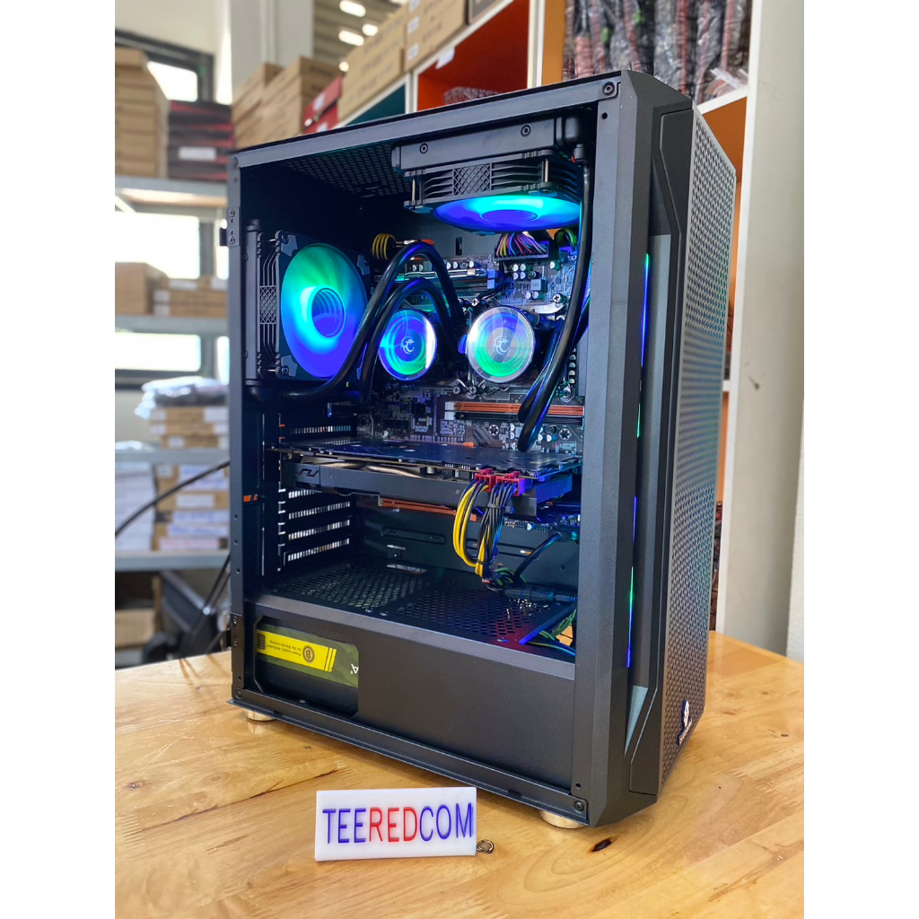 คอมประกอบ40เทรด2CPU dual cpu INTEL Xeon E5 2690v2 X2 20c/40t.3.0-3.6ghz ...