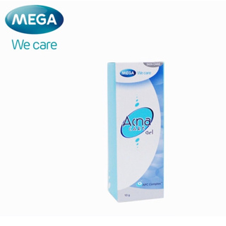 Mega We Care Acnacare gel เมก้า วี แคร์ แอคนาแคร์ เจล เจลแต้มสิว ป้องกันสิว ลดสิว ลดรอยดำ (10 กรัม) [1 กล่อง]