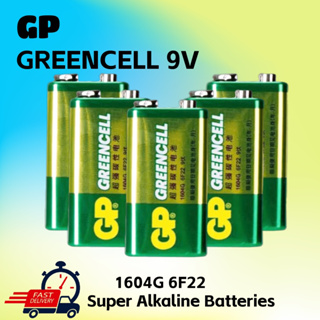 GP Greencell 9V Block 1604G 6F22 6LR61 Extra Heavy Duty Battery