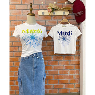 mardi crop baby t-shirt
