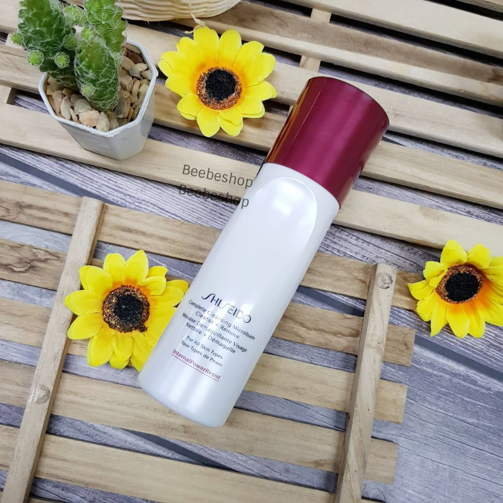 shiseido-complete-cleansing-microfoam-180ml-ผลิต-03-2023-โฟมล้างเครื่องสำอาง