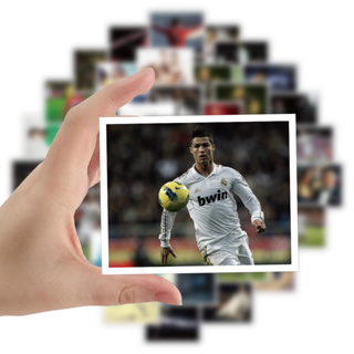 ✨พร้อมส่ง✨Messi เมสซิ FOOTBALL CR7 เนย์มาร์ Ronaldo worldcup sticker สติกเกอร์กันน้ำรูปแบบที่แตกต่างกัน 50ชิ้น