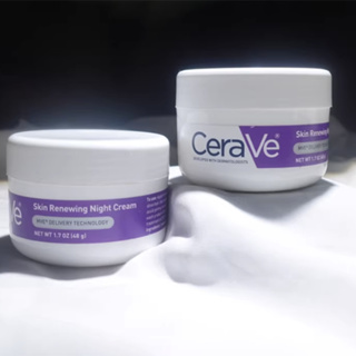 ของแท้ 100% จากCeraVe skin renewing night cream  ต่อต้านริ้วรอย ฟื้นฟูผิว ไวท์เทนนิ่ง มอยซ์เจอไรเซอร์