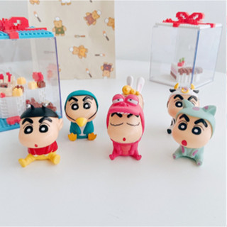 พร้อมส่ง🌈 โมเดล ชินจัง Shin chan เซต 6 ชิ้น ฟิกเกอร์ ตกแต่งตู้ เตียง โต๊ะอ่านหนังสือ โต๊ะทำงาน ของแต่งบ้าน พร็อบถ่ายรูป