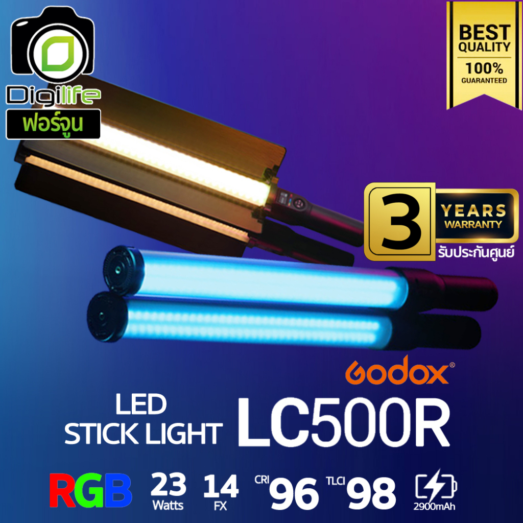 godox-led-lc500r-rgb-24w-2500k-8500k-2600mah-led-stick-tube-รับประกันศูนย์-godox-thailand-3ปี