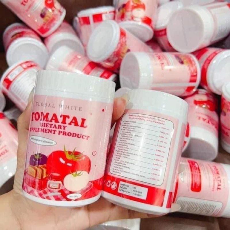 1-แถม-1-gluta-bell-lerine-กลูต้าเบลเลอรีน-วิตามิน-tomatal-น้ำชงมะเขือเทศ-3-สี-ผงชงขาว-ผงชงขาวมะเขือเทศ-50-g