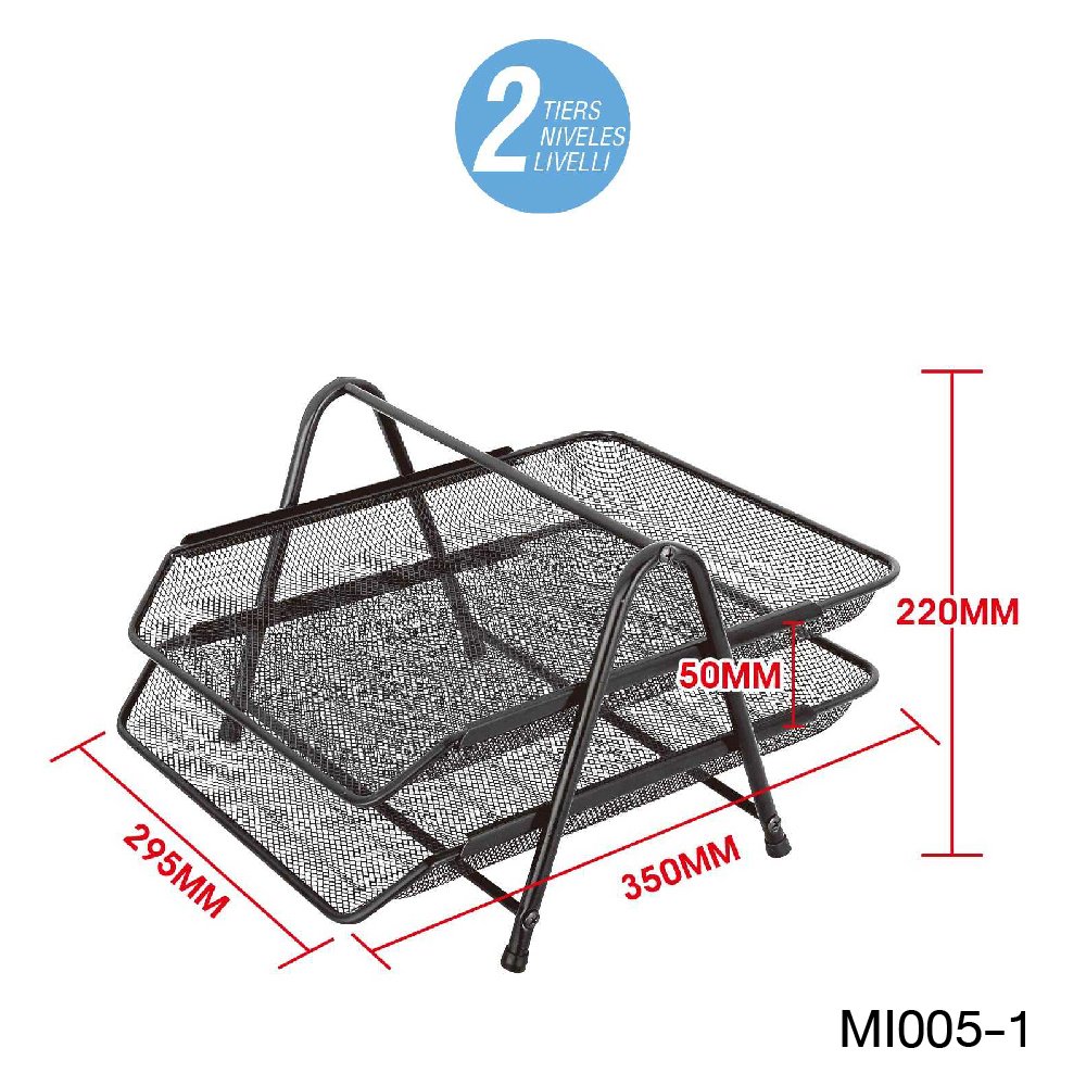 ชั้นเอกสาร ถาดใส่เอกสาร ชั้นวางเอกสารเหล็ก ถาดเอกสาร ตะกร้าเอกสาร 2 3