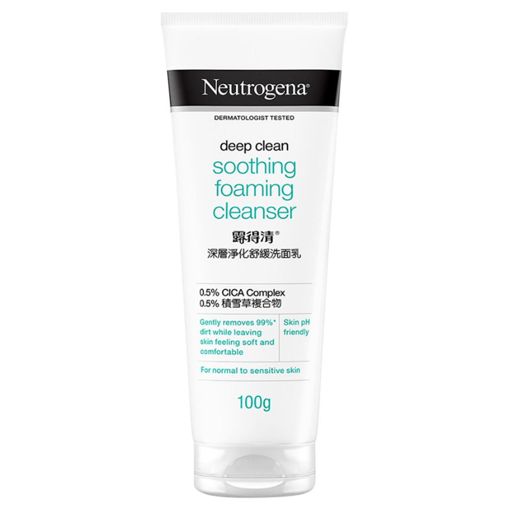 neutrogena-deep-cleansing-soothing-cleanser-100-g-โฟมล้างหน้า