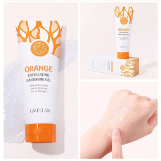 Gmeelan Body Scrub Blood Orange Exfoliating Whitening Gel 50g เจลขัดผิวหน้า ขัดผิว ให้ความชุ่มชื้น ไวท์เทนนิ่งครีม คลีนเ