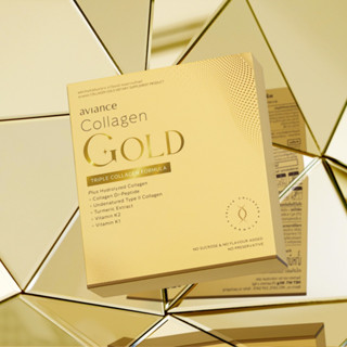 ของใหม่ ของแท้ 💯% อาวียองซ์ คอลลาเจน โกลด์ 1 กล่อง ( 15 ซอง ) aviance Collagen Gold - สินค้า ยูไลฟ์ ULIFE