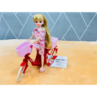ตุ๊กตา ริกกะ ปั่นจักรยาน เปลี่ยนเสื้อผ้า LICCA สินค้าแท้ Takara Tomy ขนาด 25-28 ซม. ของเล่นสําหรับเด็ก (สินค้าพร้อมส่ง)