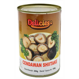 10 Cans Delicies Whole Shiitake Mushroom 284g
