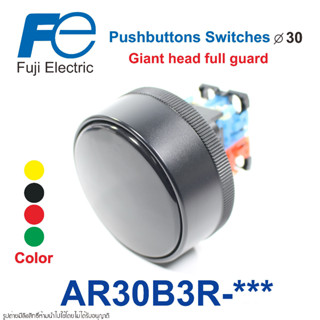 AR30B3R-11B FUJI ELECTRIC สวิตช์กด FUJI 30mm Pushbuttons 30mm FUJI พุชบัทตอน 30mm FUJI AR30B3R FUJI