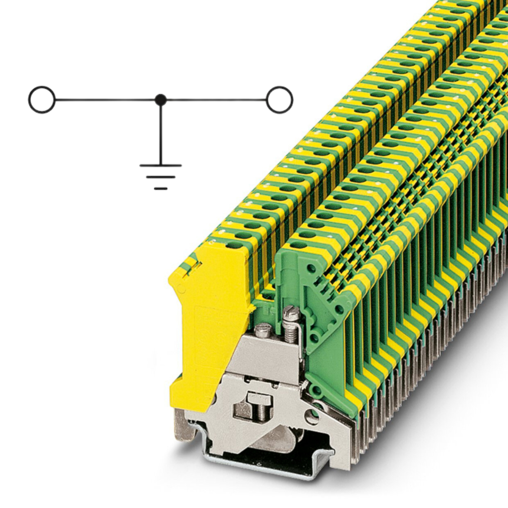 Phoenix Ground Terminal Block USLKG 3 Shopee Thailand