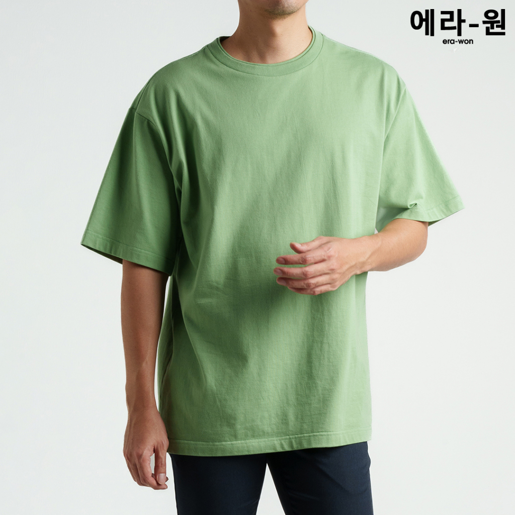 era-won-เสื้อยืด-โอเวอร์ไซส์-oversize-t-shirt-สี-green