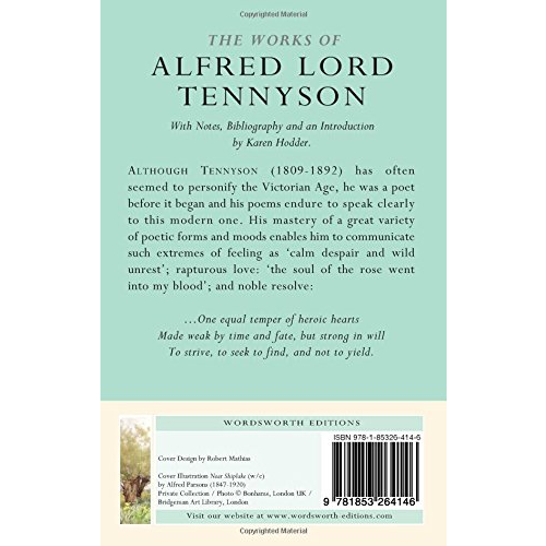 the-works-of-alfred-lord-tennyson-with-an-introduction-and-bibliography-the-wordsworth-poetry-library-alfred-tennyson