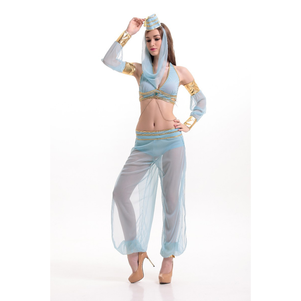 ms11231-ชุดจินนี่-จี่นี่-ชุดอินเดีย-aladdins-sexy-genie-costume-ด่วนมีส่งgrabค่า