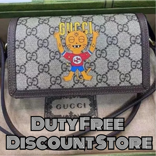 Gucci print / presbyopia Logo logo shoulder messenger bag / same style for men and women