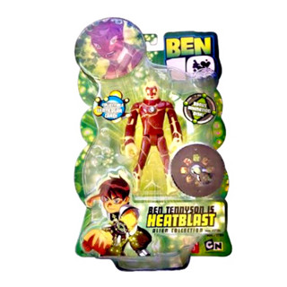 Ben 10 Alien Collection Heatblast Series 1 w/Animation Disk