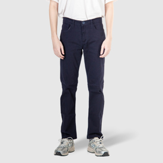 BUCKOFF : กางเกงชิโน่สีกรมท่าทรงกระบอก กางเกงขาวยาวผู้ขาย ผ้ายืดสวมใส่สบาย Regular Pants CLB-7001
