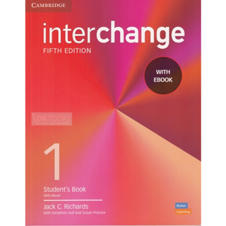 DKTODAY หนังสือเรียน INTERCHANGE 1:SB WITH EBOOK (5ED)