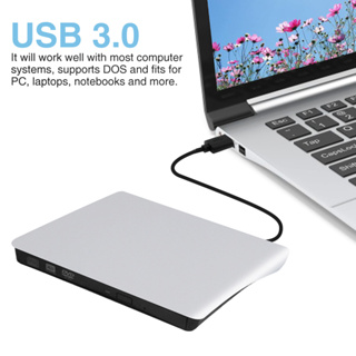 USB 3.0 Ultra Slim  External DVD-RW Burne สะดวกสบาย ออปติคัลไดรฟ์ DVD