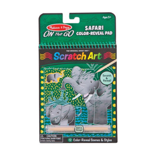 ชุดศิลปะขูดกระดาษ พกพาง่าย Melissa &amp; Doug On the Go Scratch Art Color Reveal Pad