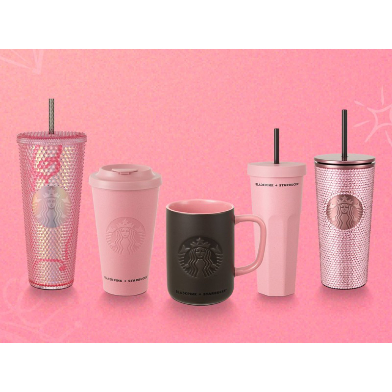 (New Collection) BLACKPINK + Starbucks TurnUpYourSummer Mug, Cold cup