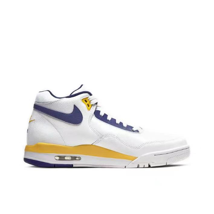 nike-flight-legacy-mid-lakers-ทั้งสองเพศ-ระบายอากาศ-รองเท้าบาสเก็ตบอล