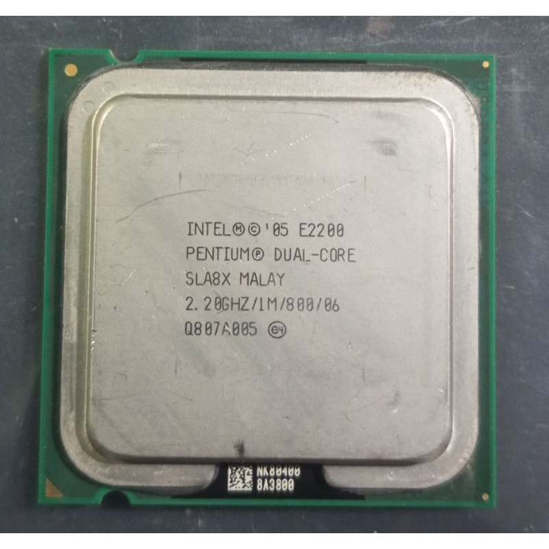 Intel Pentium Dual Core E2200 2.2GHz 2Cores 2Threads Socket 775 ...