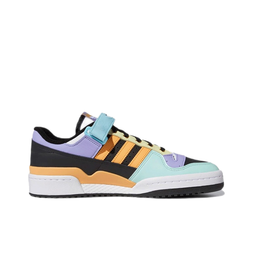 adidas-originals-forum-low-easter-รองเท้าผ้าใบน้ำหนักเบาน้ำหนักเบาสีส้มสีน้ำเงิน-รองเท้าวิ่งรองเท้าผ้าใบของแท้-100