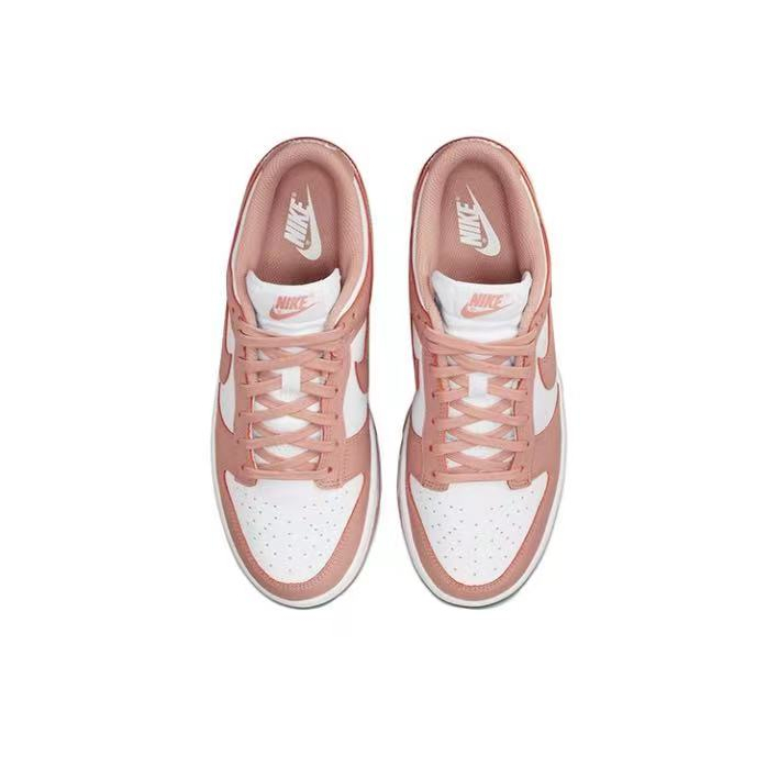 nike-dunk-low-rose-whisper-แท้-100-องเท้าบาสเก็ตบอลส้นเตี้ยกันลื่