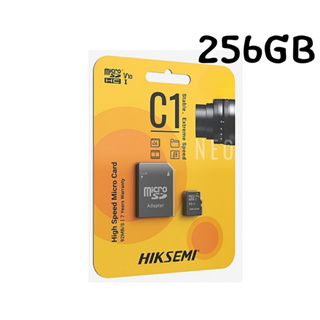 256GB MICRO SD (ไมโครเอสดี) HIKSEMI NEO C1 92/50MB/s - (7Y)