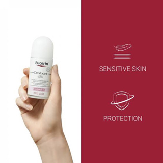 ✅พร้อมส่ง แท้💯🌈ส่งไว Eucerin Deodorant Sensitive Skin 24h Roll-On 50ml. ยูเซอรินโรลออนระงับกลิ่นกายสำหรับผิวแพ้ง่าย